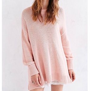 BDG light pink sweater